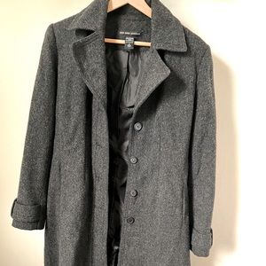 New York & Company Large Wool Trench Coat
